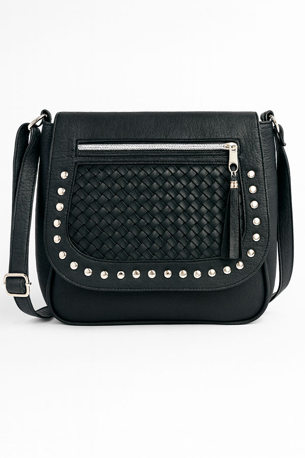 Bolso Negro Tachas