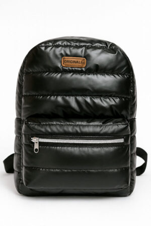 Mochila Negra Acolchada